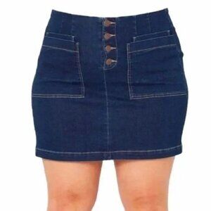 Altar’d State A Beautiful Soul Lenni Denim Skirt